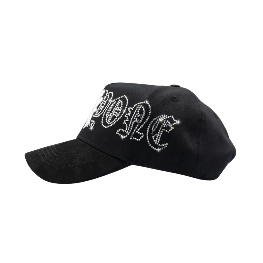 GORRA 31 HATS NY CRYSTAL BLACK WHITE