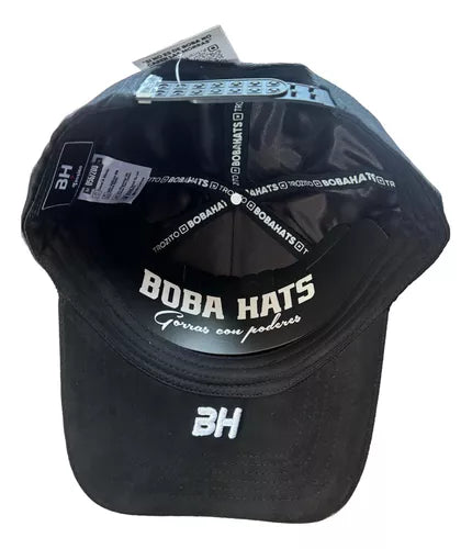 Gorra Boba Hats Ct Tumbado Series Nubes Negra Original