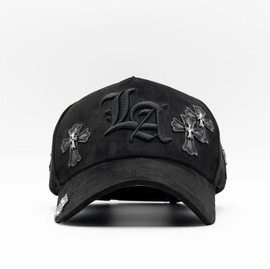GORRA 31 HATS "LA CHROME BLACK IN BLACK SILVER"