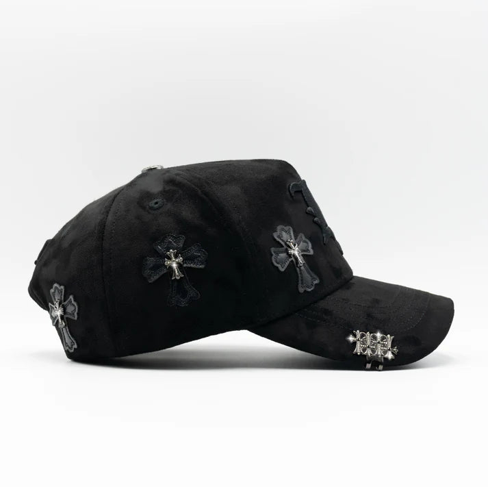 GORRA 31 HATS "LA CHROME BLACK IN BLACK SILVER"